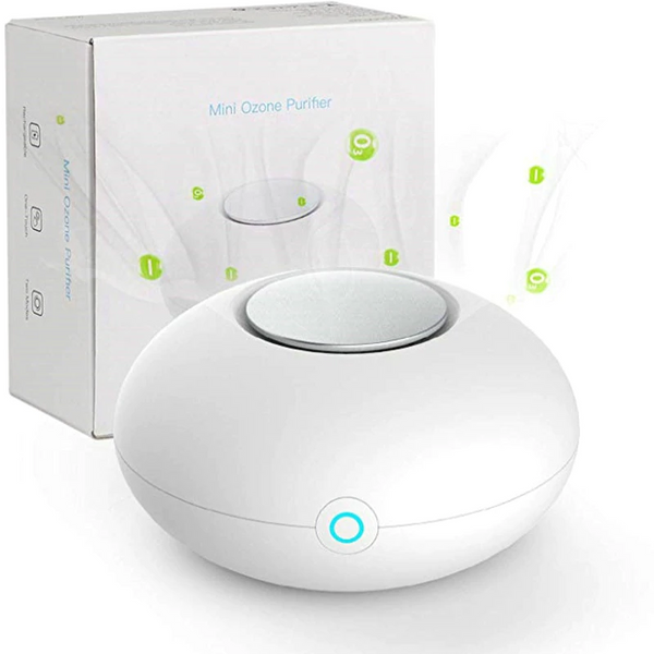 Mini Ozone Generator Deodoriser Air Purifier USB Rechargeable