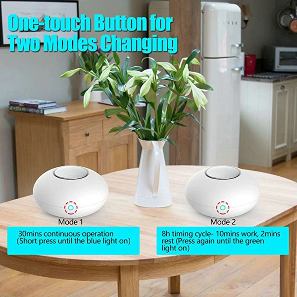 Mini Ozone Generator Deodoriser Air Purifier USB Rechargeable