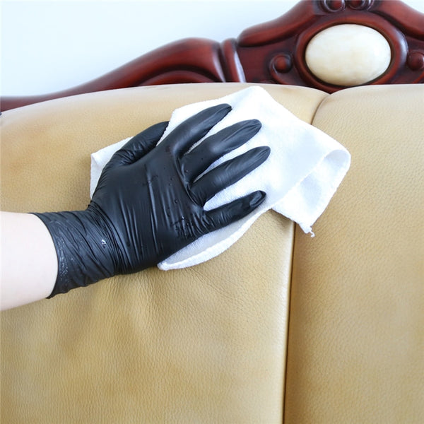 Nitrile Gloves Black 6pcs/lot Food Grade Waterproof Allergy Free Disposable Work Safety Gloves Nitrile Gloves Mechanic